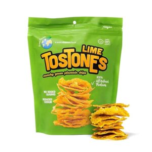 TS PLANTAIN CRISPS (GREEN) SALTED 6X450G